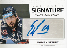 Szturc Roman 18-19 OFS Classic Authentic Signature Platinum #AS-130