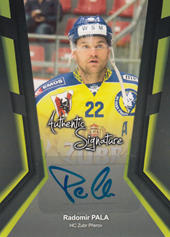 Pala Radomír 17-18 Premium Cards Authentic Signature #AS-PA