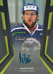 Pilař Radek 17-18 Premium Cards Authentic Signature #AS-PR