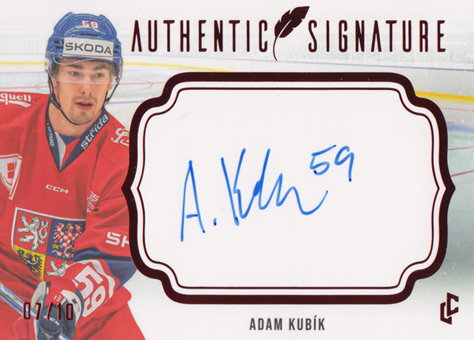 Kubík Adam 2024 LC Expectations Authentic Signature Red #AS-19