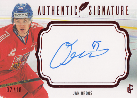 Ordoš Jan 2024 LC Expectations Authentic Signature Red #AS-25