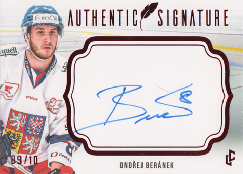Beránek Ondřej 2024 LC Expectations Authentic Signature Red #AS-34