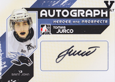 Jurčo Tomáš 10-11 ITG Heroes and Prospects Autographs Vault #ATJ