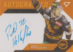 Klhůfek Pavel 20-21 Tipos Extraliga Team Leaders Signature #AL06