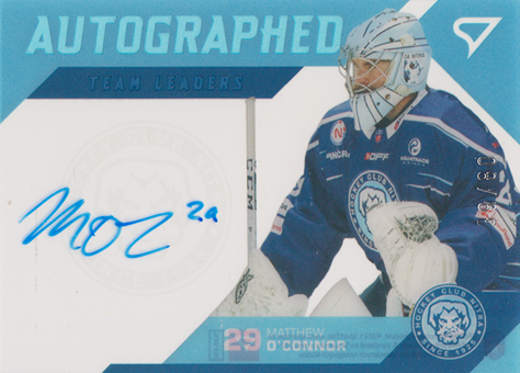 O'Connor Matt 20-21 Tipos Extraliga Team Leaders Signature #AL20