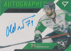 Obdržálek Petr 20-21 Tipos Extraliga Team Leaders Signature #AL23