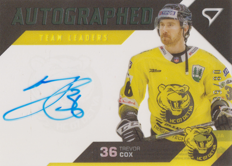 Cox Trevor 20-21 Tipos Extraliga Team Leaders Signature #AL24