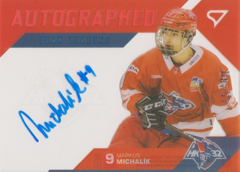 Michalík Markus 20-21 Tipos Extraliga Team Leaders Signature #AL27