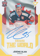 Blain Jérémie 21-22 Tipsport Extraliga Around the World Auto #AWS-02