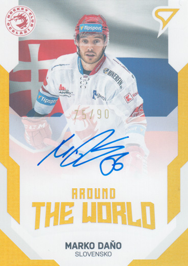 Daňo Marko 21-22 Tipsport Extraliga Around the World Auto #AWS-18