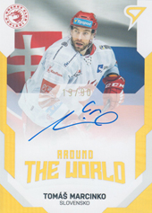 Marcinko Tomáš 21-22 Tipsport Extraliga Around the World Auto #AWS-20