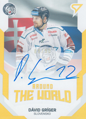 Gríger Dávid 21-22 Tipsport Extraliga Around the World Auto #AWS-22