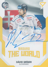 Gríger Dávid 21-22 Tipsport Extraliga Around the World Auto #AWS-22