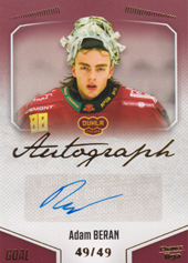 Beran Adam 22-23 GOAL Cards Chance liga Autograph #A-1