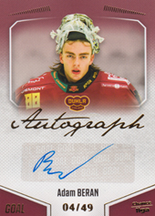 Beran Adam 22-23 GOAL Cards Chance liga Autograph #A-1