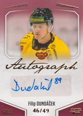 Dundáček Filip 22-23 GOAL Cards Chance liga Autograph #A-3
