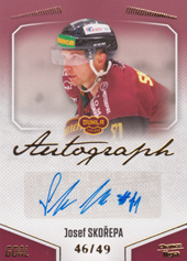 Skořepa Josef 22-23 GOAL Cards Chance liga Autograph #A-4