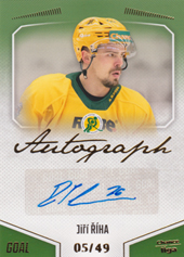 Říha Jiří 22-23 GOAL Cards Chance liga Autograph #A-8