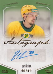 Říha Jiří 22-23 GOAL Cards Chance liga Autograph #A-8