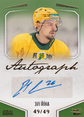 Říha Jiří 22-23 GOAL Cards Chance liga Autograph #A-8