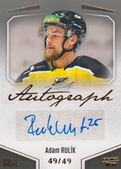 Rulík Adam 22-23 GOAL Cards Chance liga Autograph #A-14