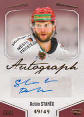 Staněk Robin 22-23 GOAL Cards Chance liga Autograph #A-20