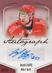 Zajíc Josef 22-23 GOAL Cards Chance liga Autograph #A-21