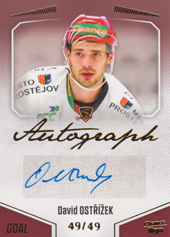 Ostřížek David 22-23 GOAL Cards Chance liga Autograph #A-24