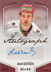 Ostřížek David 22-23 GOAL Cards Chance liga Autograph #A-24