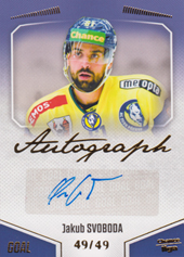 Svoboda Jakub 22-23 GOAL Cards Chance liga Autograph #A-40