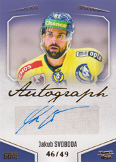 Svoboda Jakub 22-23 GOAL Cards Chance liga Autograph #A-40