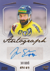 Goiš Jiří 22-23 GOAL Cards Chance liga Autograph #A-42
