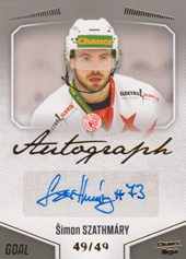 Szathmáry Šimon 22-23 GOAL Cards Chance liga Autograph #A-45