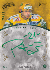 Polcar Aleš 2021 Legendary Cards League Dynasty Signature #46