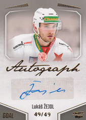 Žejdl Lukáš 22-23 GOAL Cards Chance liga Autograph #A-46