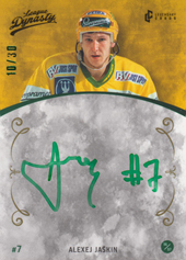 Yashkin Alexei 2021 Legendary Cards League Dynasty Signature Update #57