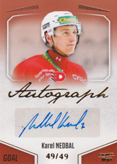 Nedbal Karel 22-23 GOAL Cards Chance liga Autograph #A-63