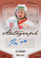 Půhoný Jiří 22-23 GOAL Cards Chance liga Autograph #A-66
