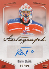 Bláha Ondřej 22-23 GOAL Cards Chance liga Autograph #A-67