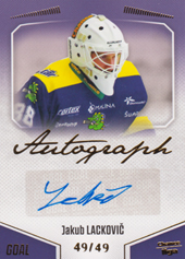 Lackovič Jakub 22-23 GOAL Cards Chance liga Autograph #A-73
