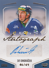 Ondráček Jiří 22-23 GOAL Cards Chance liga Autograph #A-83