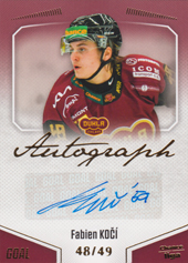 Kočí Fabien 22-23 GOAL Cards Chance liga Autograph #A-86