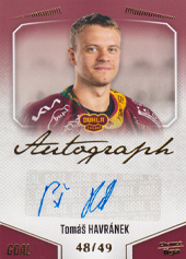Havránek Tomáš 22-23 GOAL Cards Chance liga Autograph #A-90
