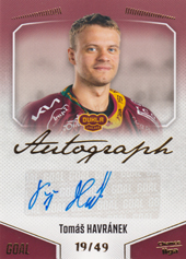Havránek Tomáš 22-23 GOAL Cards Chance liga Autograph #A-90
