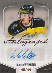 Weinhold Martin 22-23 GOAL Cards Chance liga Autograph #A-97