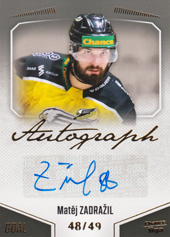 Zadražil Matěj 22-23 GOAL Cards Chance liga Autograph #A-101