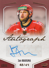 Maruna Jan 22-23 GOAL Cards Chance liga Autograph #A-106