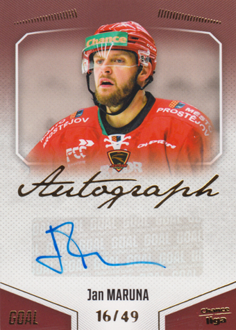 Maruna Jan 22-23 GOAL Cards Chance liga Autograph #A-106