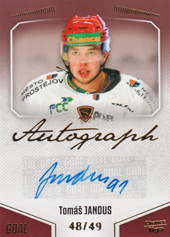 Jandus Tomáš 22-23 GOAL Cards Chance liga Autograph #A-108