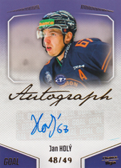 Holý Jan 22-23 GOAL Cards Chance liga Autograph #A-110